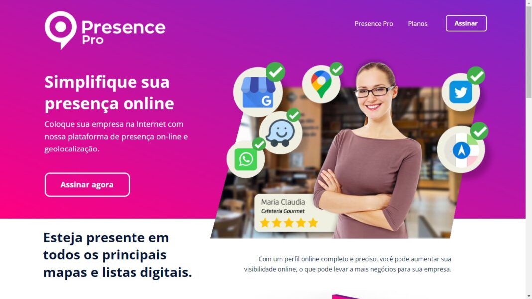 Presence Pro - Ajudamos empresas a melhorar sua performance através do gerenciamento de perfis